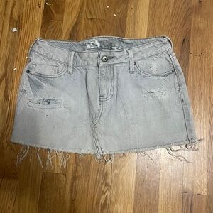 Bullhead grey denim skirt